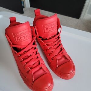 Converse Red High-Top Sneakers, EXCELLENT SHAPE!